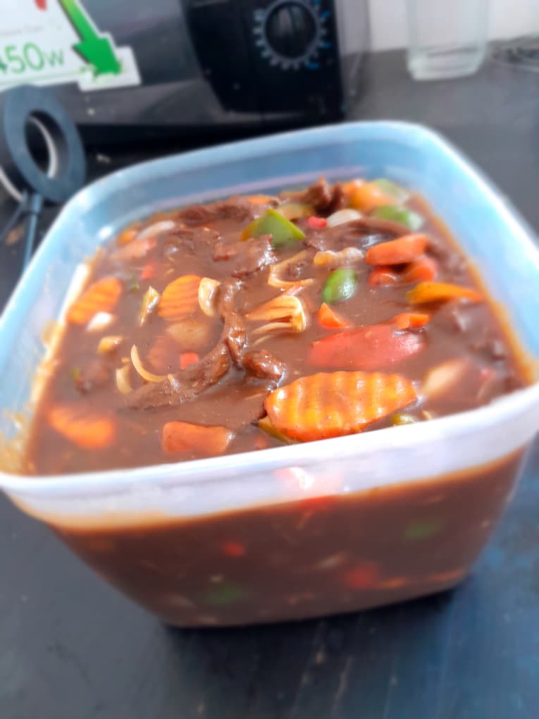 Rich beef and vegetable stew